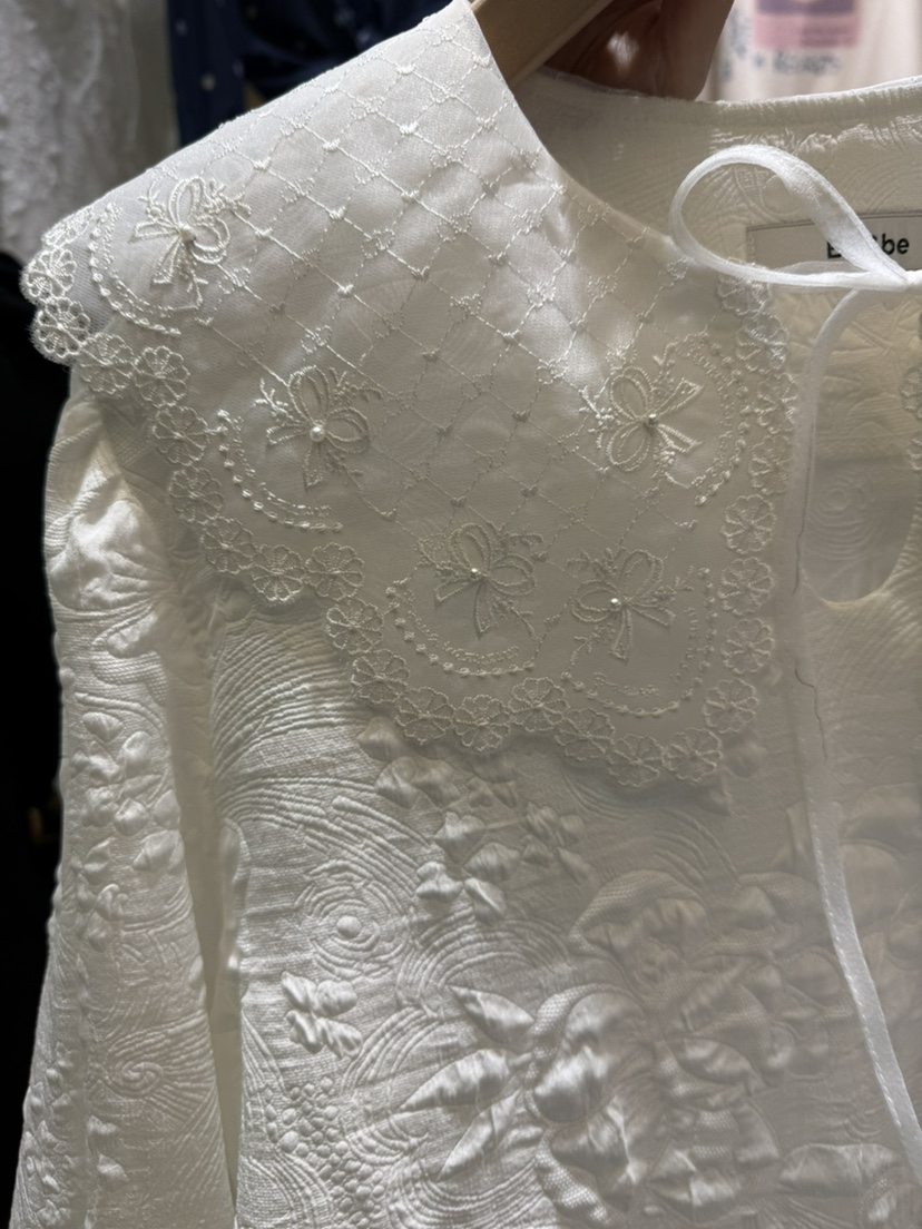 BE&amp;BE直郵韓國代購女裝新款推薦真品襯衫蕾絲衫蝴蝶結BE&be襯衫/蕾絲衫