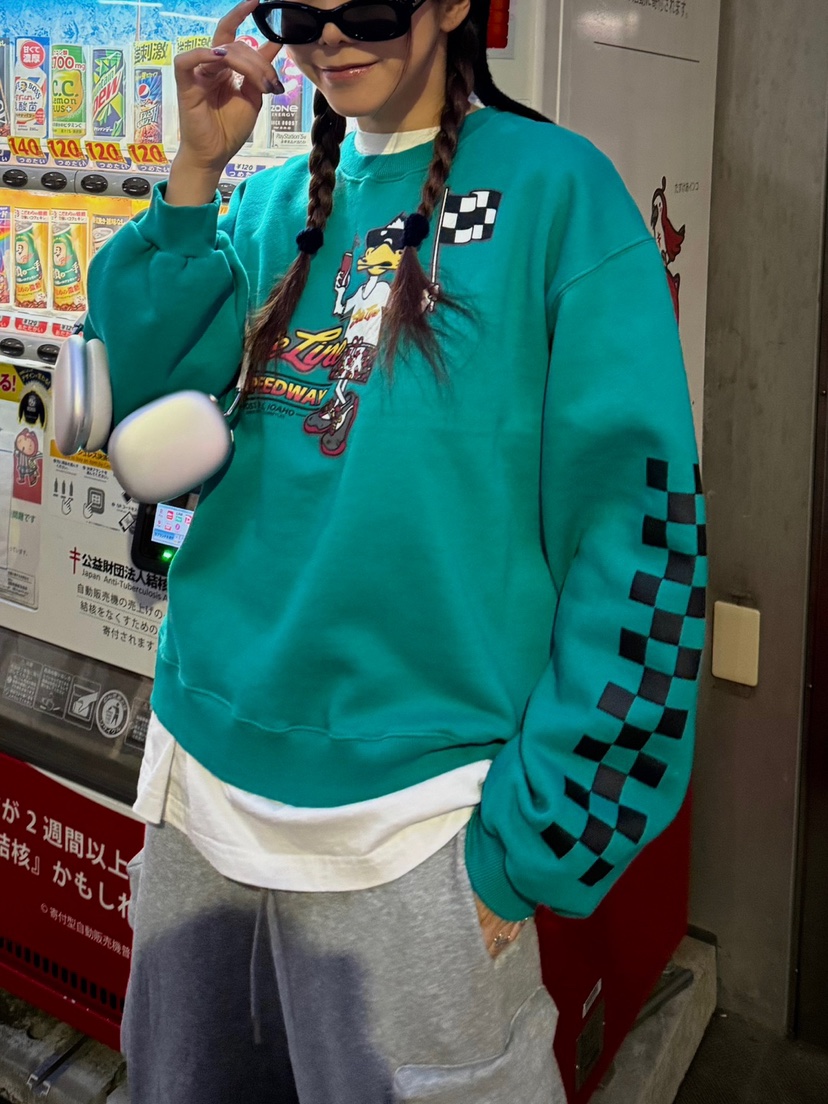 ABBEYLEE直郵韓國代購女裝新款25春夏真品職業休閑衛衣格紋ABBEYLEE衛衣