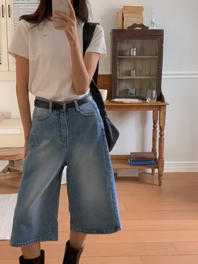 GOYOU韓國直郵女裝新款職業25春夏真品休閑人氣推薦熱賣牛仔褲WATER MELON牛仔褲