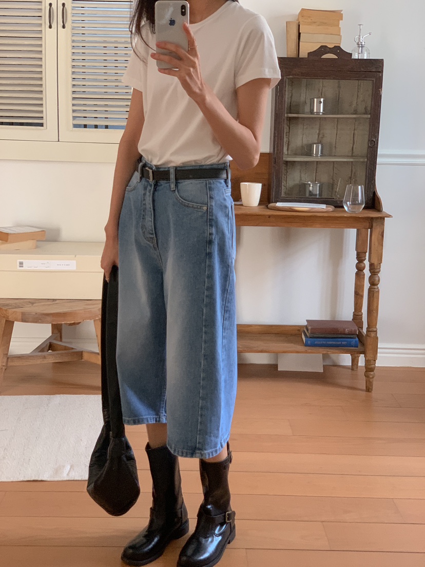 GOYOU韓國直郵女裝新款職業25春夏真品休閑人氣推薦熱賣牛仔褲WATER MELON牛仔褲