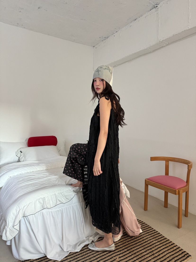 MAISONDEGLORY韓國直郵女裝新品時尚職業推薦休閑人氣連衣裙絨MAISON DE GLORY連衣裙