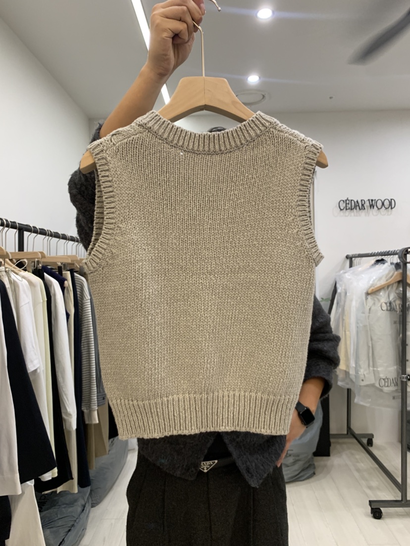 CEDARWOOD韓國直郵東大門代購女裝新品真品推薦休閑職業針織衫CEDARWOOD針織衫
