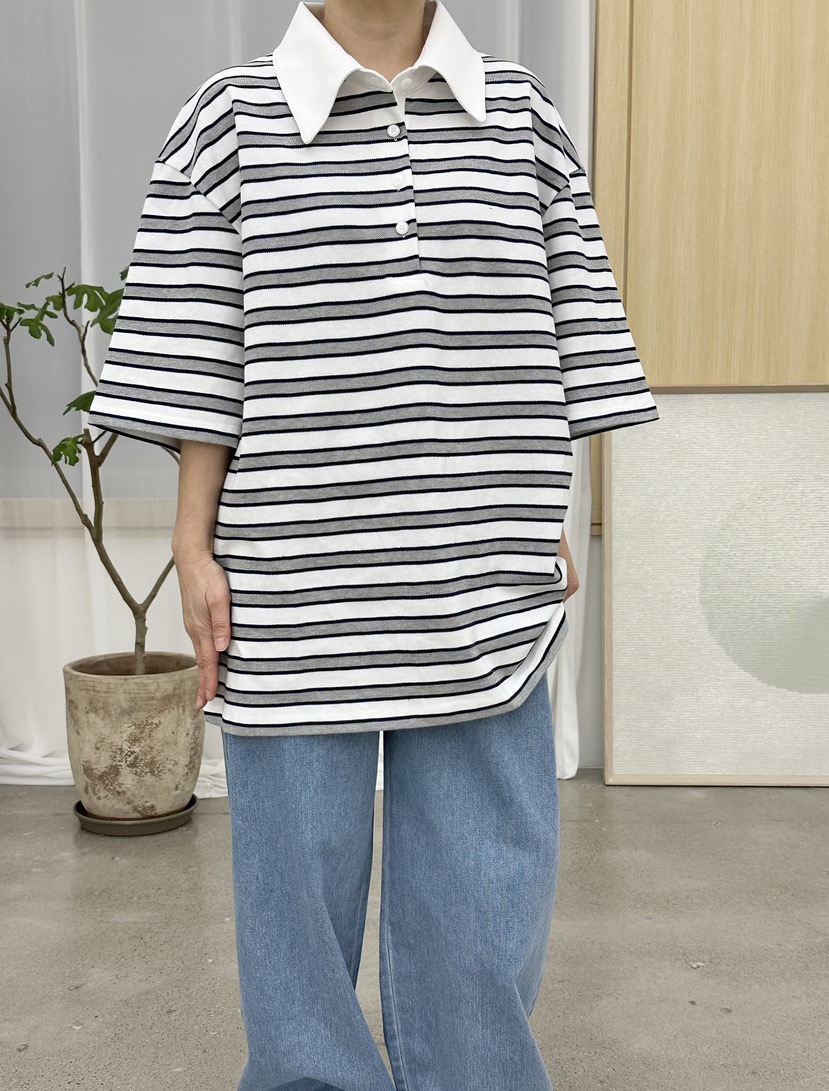 BUT韓國直郵東大門代購女裝新品真品熱賣時尚人氣25春夏T恤buttonT恤圖色2