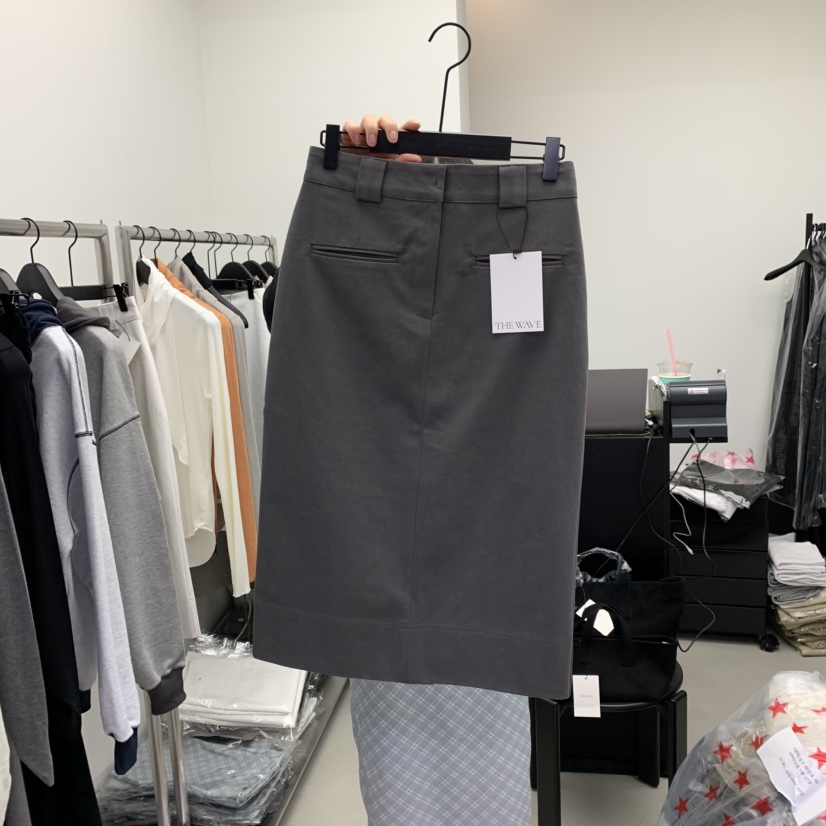 THE WAVE韓國直郵女裝新品推薦真品25春夏職業半身裙中短裙THE WAVE半身裙/中短裙圖色2