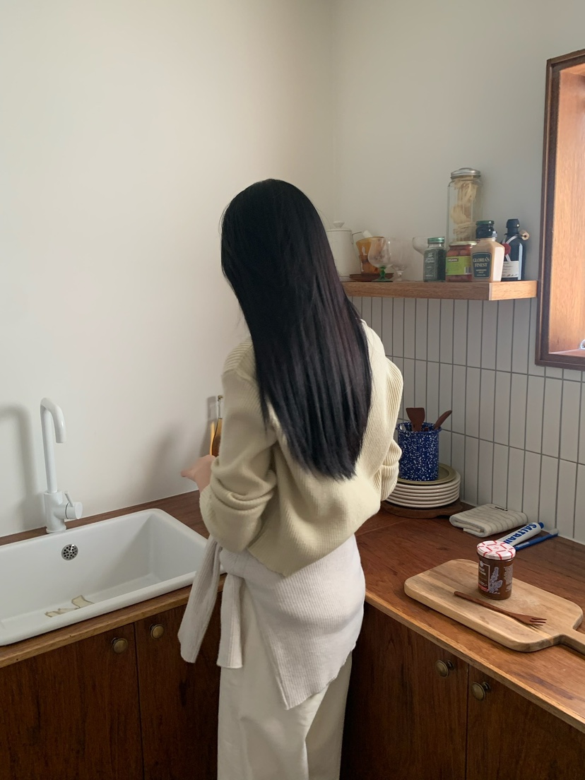 SORBET韓國直郵東大門代購女裝新款時尚25春夏熱賣針織衫開衫SORBET/flat white針織衫