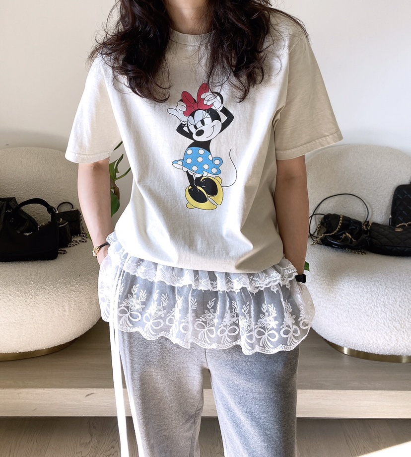 HANNA-A韓國直郵東大門實拍女裝新品人氣真品職業熱賣推薦T恤HANNAT恤圖色3
