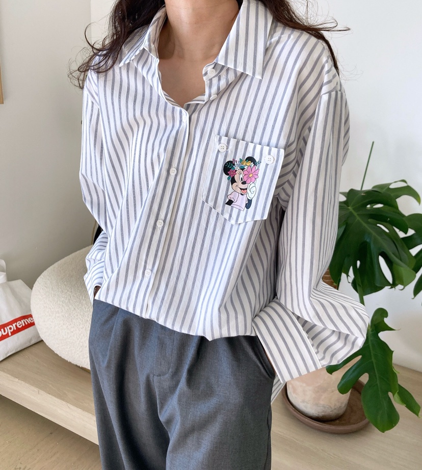 HANNA-A韓國直郵女裝新款人氣真品推薦熱賣休閑襯衫蕾絲衫HANNA-A襯衫/蕾絲衫