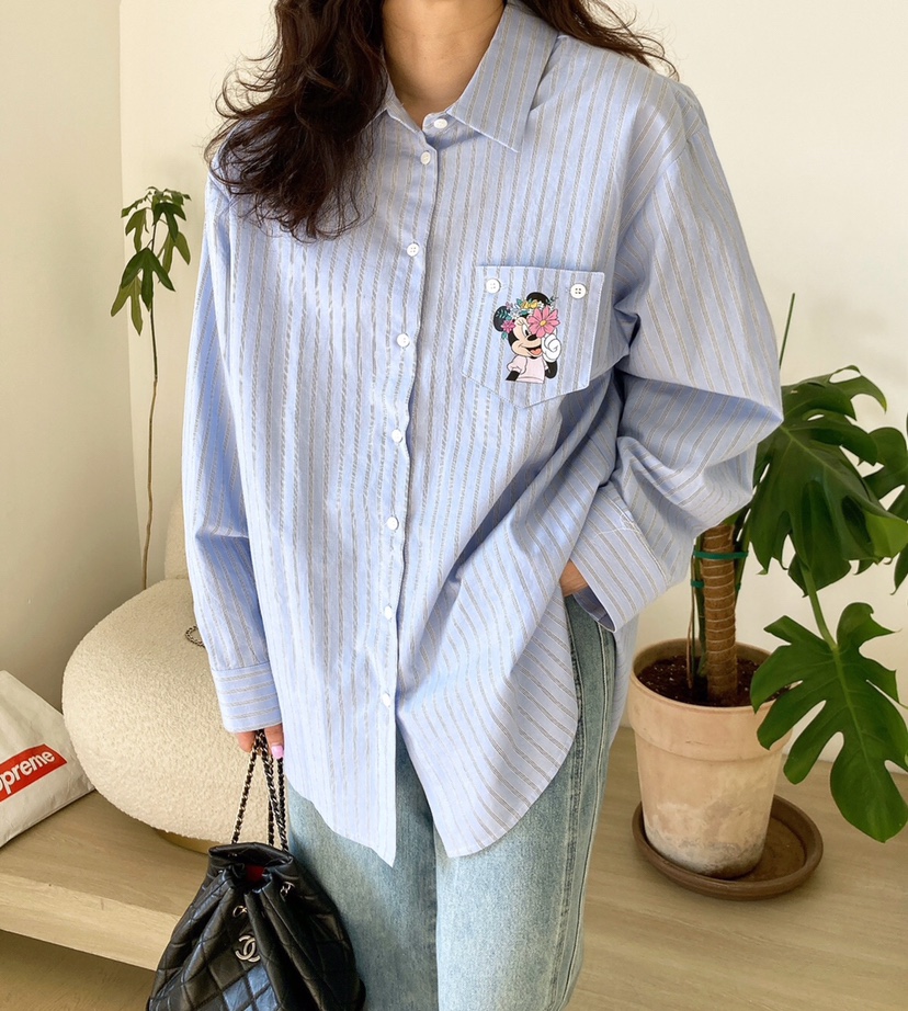 HANNA-A韓國直郵女裝新款人氣真品推薦熱賣休閑襯衫蕾絲衫HANNA-A襯衫/蕾絲衫