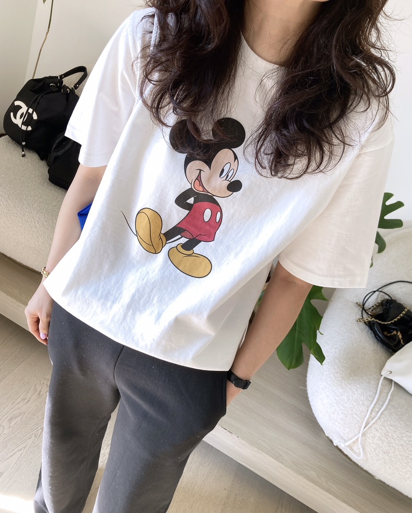 HANNA-A韓國直郵東大門代購女裝新款熱賣25春夏休閑職業T恤HANNAT恤圖色2