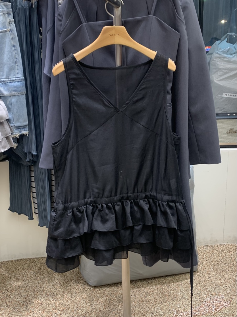 VAARA韓國直郵女裝新品休閑熱賣25春夏人氣職業真品推薦連衣裙VAARA連衣裙圖色4