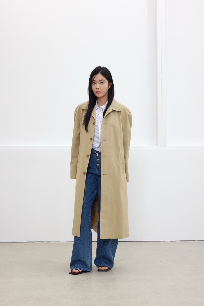 LE-PPL韓國直郵女裝新品時尚真品職業25春夏休閑中長款大衣LE-PPL中長款大衣圖色2