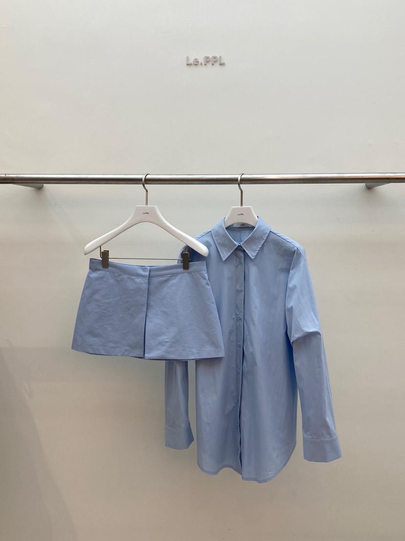 LE-PPL韓國直郵女裝新款25春夏時尚人氣熱賣休閑職業真品套裝LE-PPL套裝圖色2