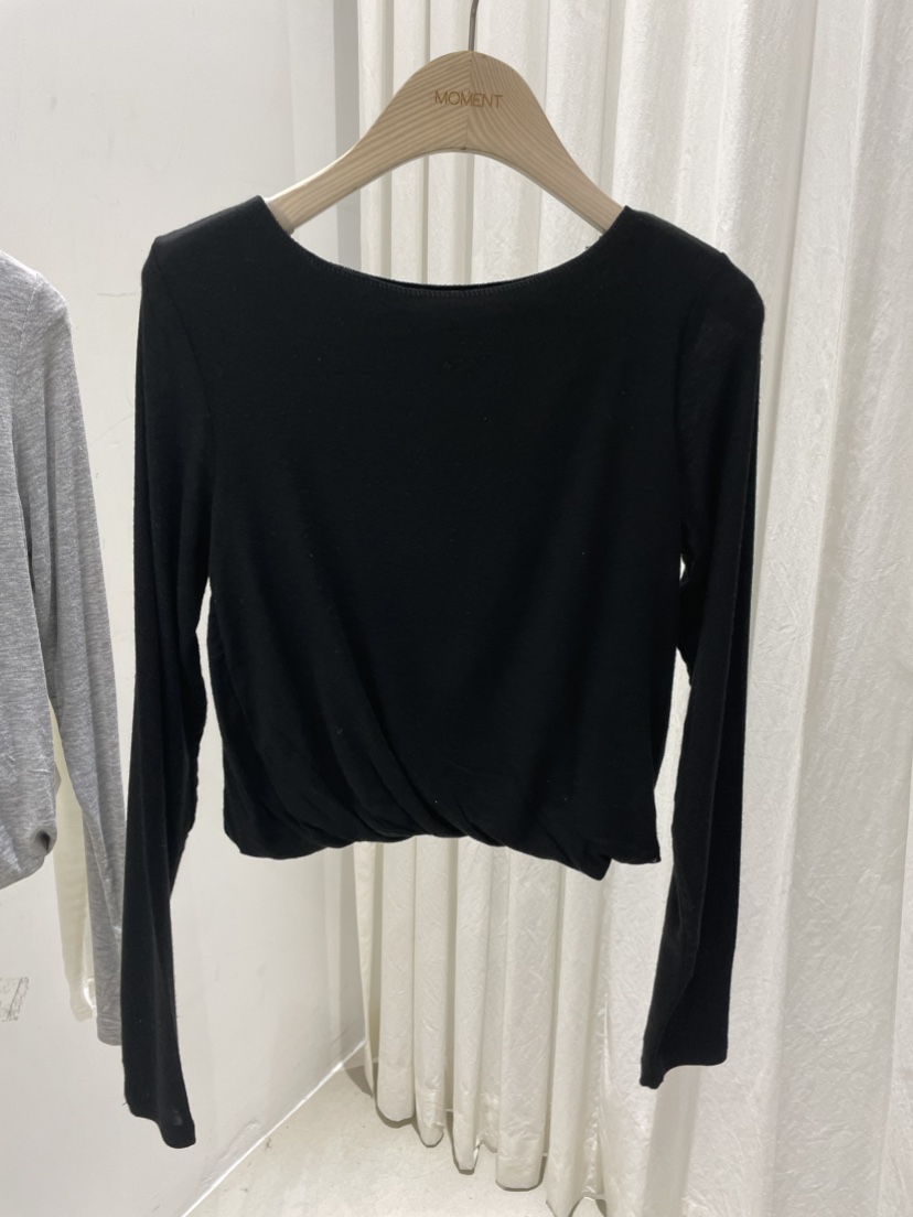 MOMENT韓國直郵女裝新品時尚熱賣推薦職業25春夏休閑長袖T恤MOMENT/RECOVER長袖T恤圖色3