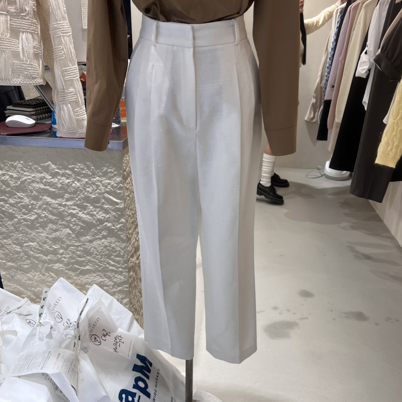 LEAP韓國直郵東大門實拍女裝新款熱賣推薦25春夏真品休閑褲LOVE ROSIE休閑褲圖色1