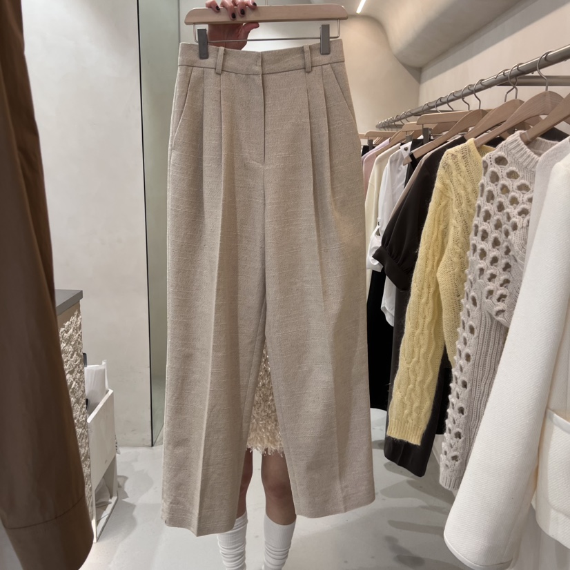 LEAP韓國直郵東大門實拍女裝新款熱賣推薦25春夏真品休閑褲LOVE ROSIE休閑褲圖色2