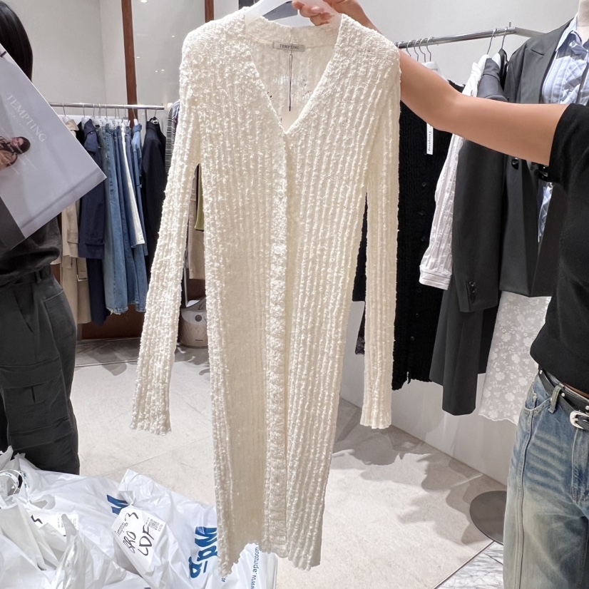 TEMPTING東大門代購女士新品休閑職業推薦時尚熱賣中長款大衣TEMPTING中長款大衣圖色2