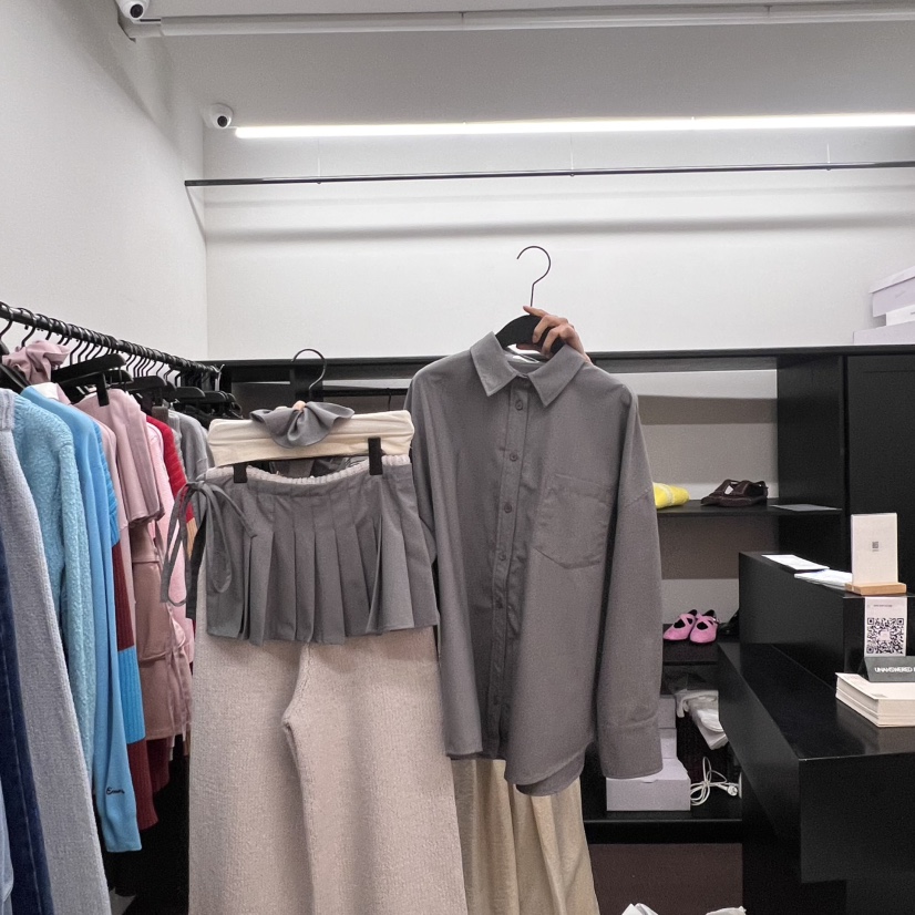 UNANSWERED-MYSTERY東大門代購女裝新品25春夏職業套裝喇叭UNANSWERED-MYSTERY套裝圖色3