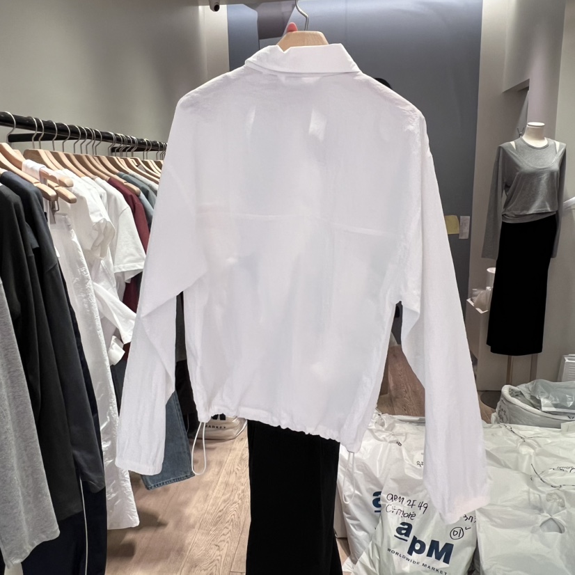 ORMORE韓國代購女士新款職業時尚休閑25春夏推薦襯衫蕾絲衫ORMORE襯衫/蕾絲衫