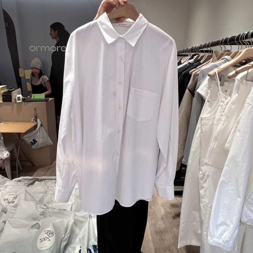 ORMORE東大門實拍女裝新品真品職業25春夏人氣推薦襯衫蕾絲衫ORMORE襯衫/蕾絲衫圖色2