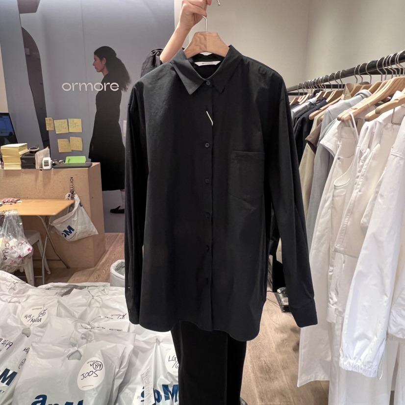 ORMORE東大門實拍女裝新品真品職業25春夏人氣推薦襯衫蕾絲衫ORMORE襯衫/蕾絲衫圖色3
