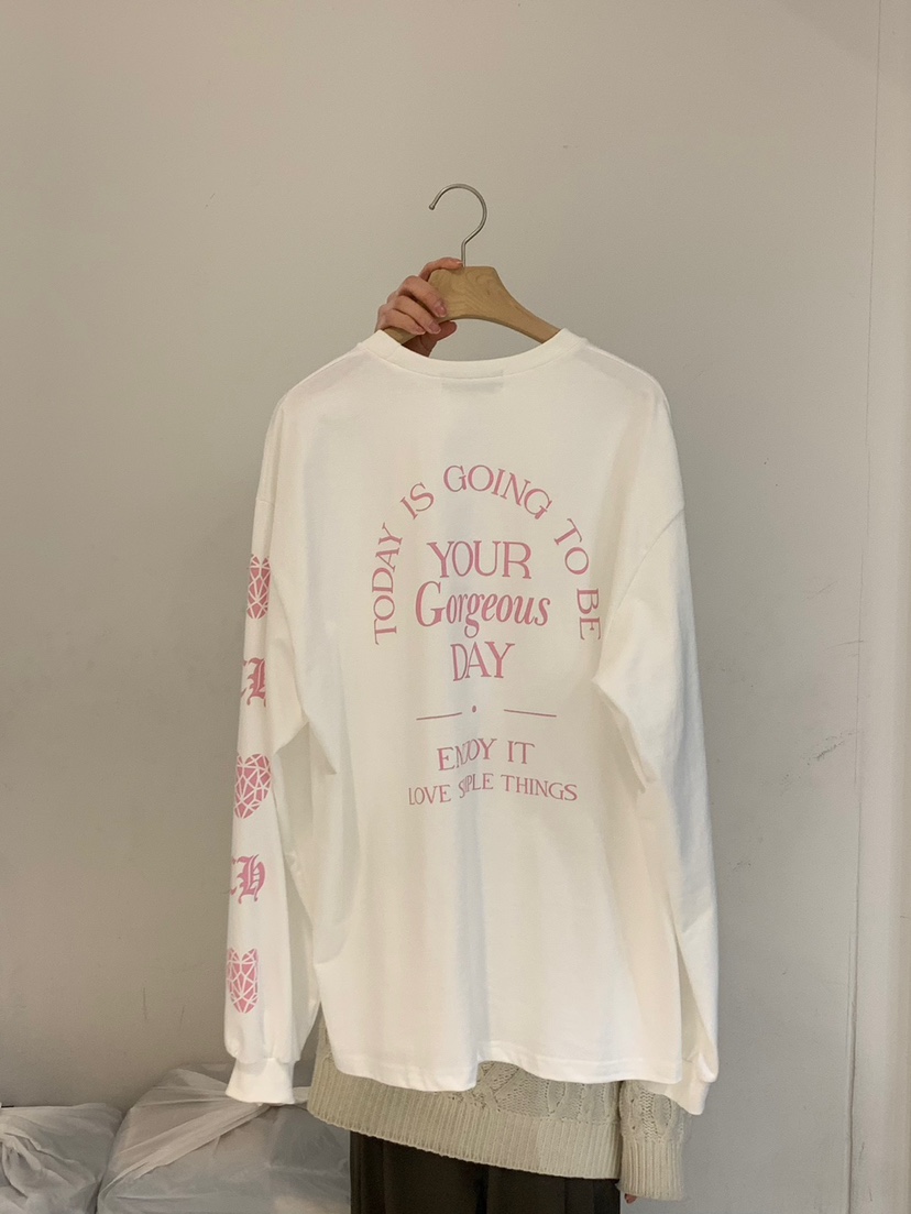 GAMDONG直郵韓國代購女裝新品人氣熱賣真品時尚25春夏長袖T恤GAMDONG長袖T恤