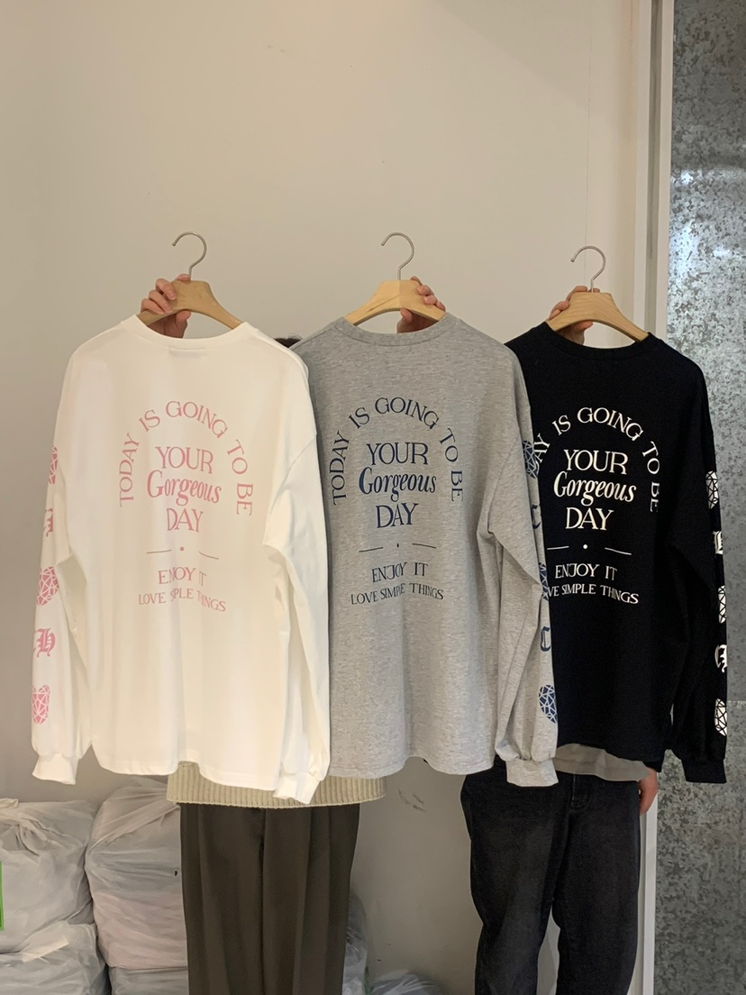 GAMDONG直郵韓國代購女裝新品人氣熱賣真品時尚25春夏長袖T恤GAMDONG長袖T恤
