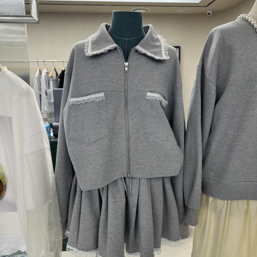 FORMING-P韓國直郵東大門代購女裝新款推薦夾克荷葉邊口袋FORMING夾克