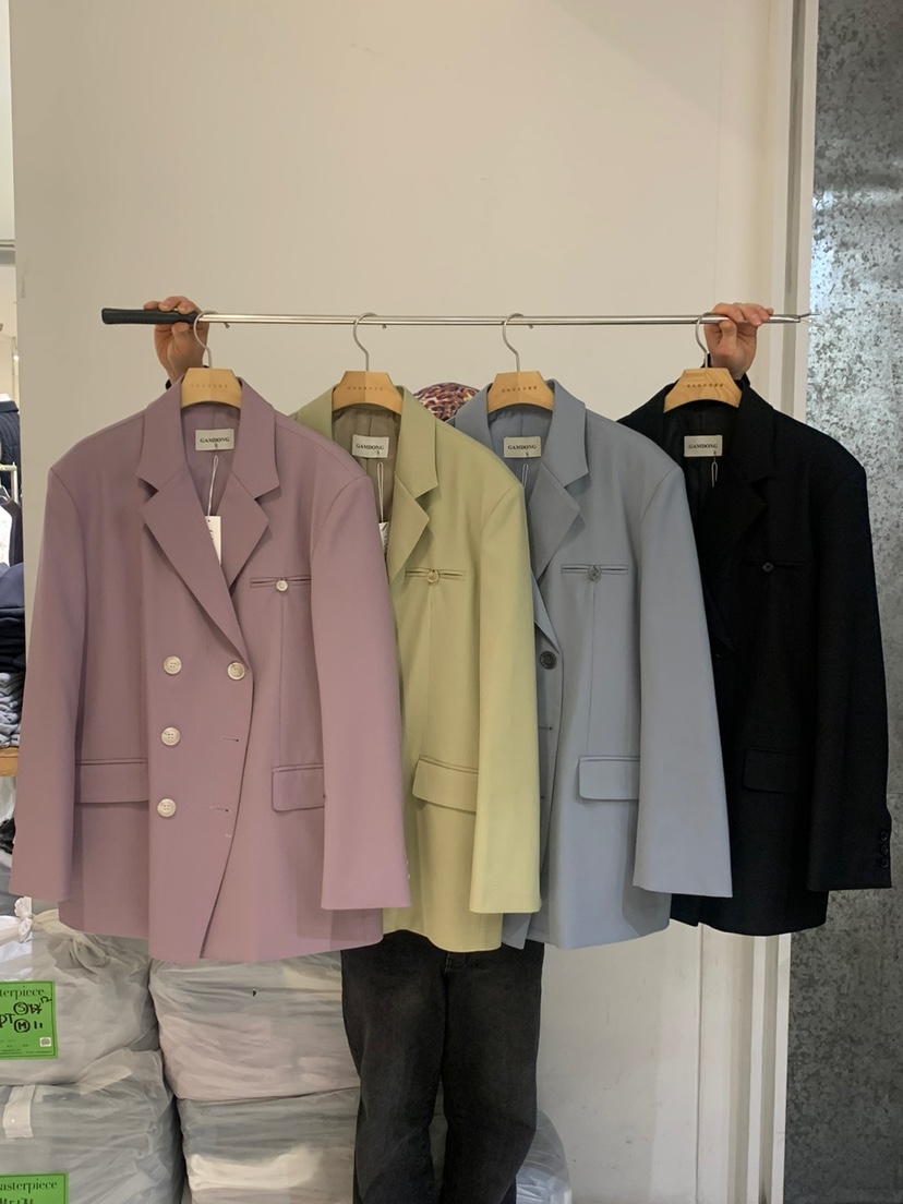 GAMDONG直郵韓國代購女裝新品時尚25春夏熱賣真品職業休閑夾克GAMDONG夾克