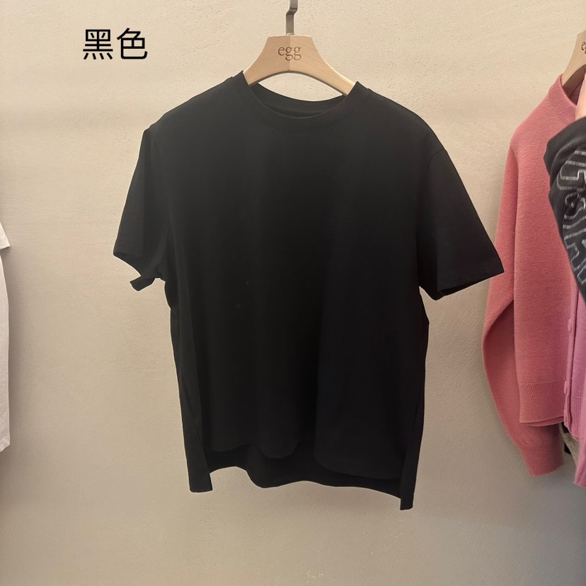 EGG韓國直郵東大門代購女裝新款職業25春夏人氣休閑T恤寬松EGG-訂貨周期長T恤圖色9