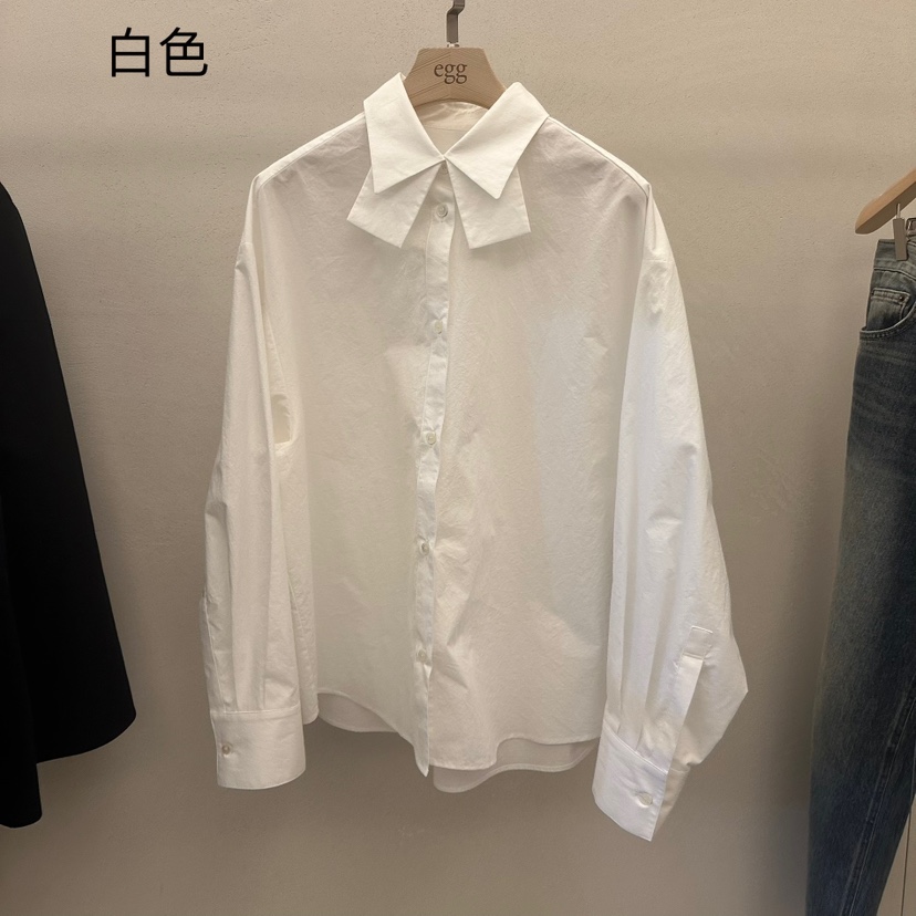 EGG韓國直郵東大門實拍女裝新款25春夏熱賣推薦休閑襯衫蕾絲衫EGG-訂貨周期長襯衫/蕾絲衫圖色4