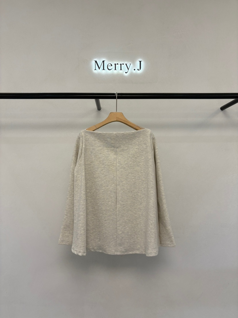 MERRY-J韓國直郵東大門實拍女裝新品休閑職業推薦熱賣長袖T恤MERRY-J長袖T恤