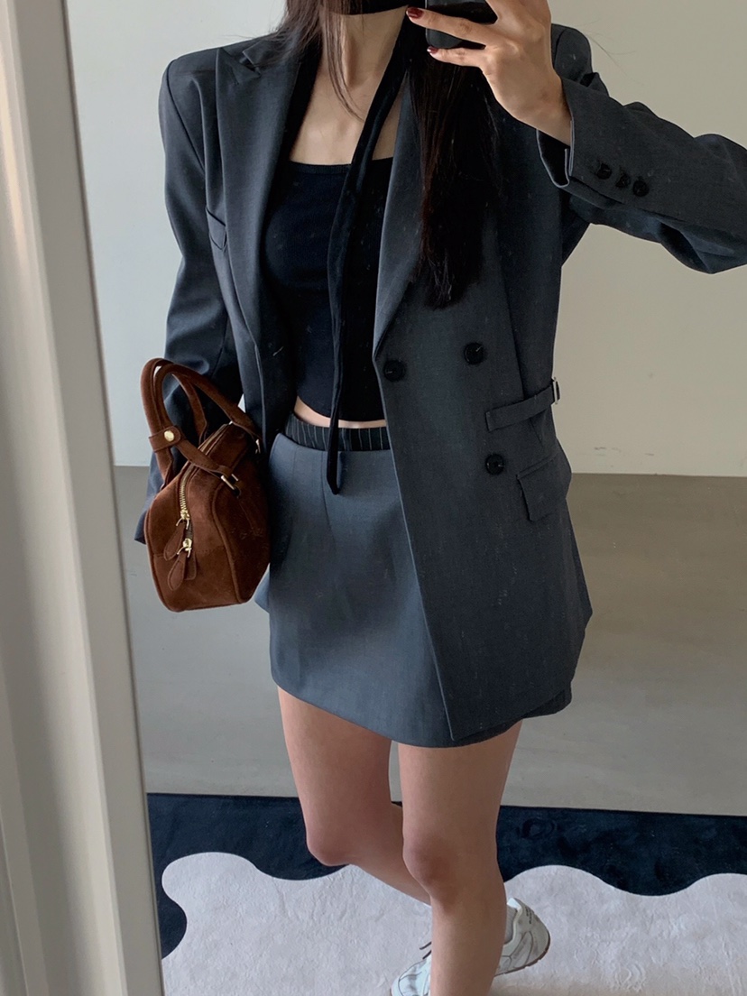 VERANDA直郵韓國代購女裝新款職業推薦人氣25春夏吊帶背心含脖帶VERANDA吊帶/背心