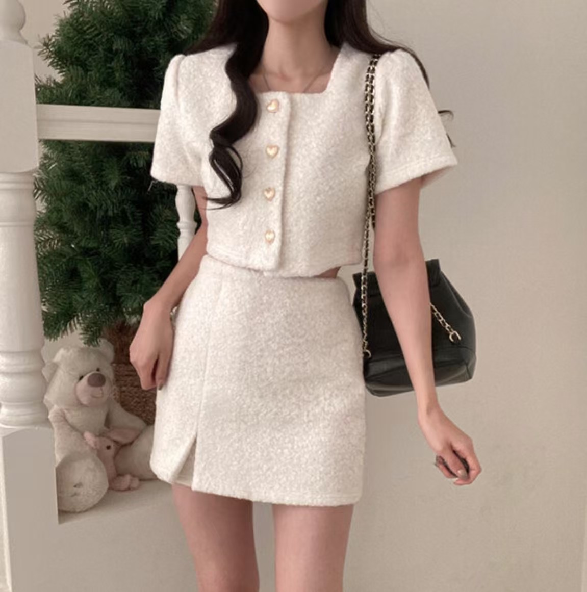 HOLYMOLY直郵韓國代購女裝新品職業真品25春夏推薦休閑套裝HOLYMOLY套裝