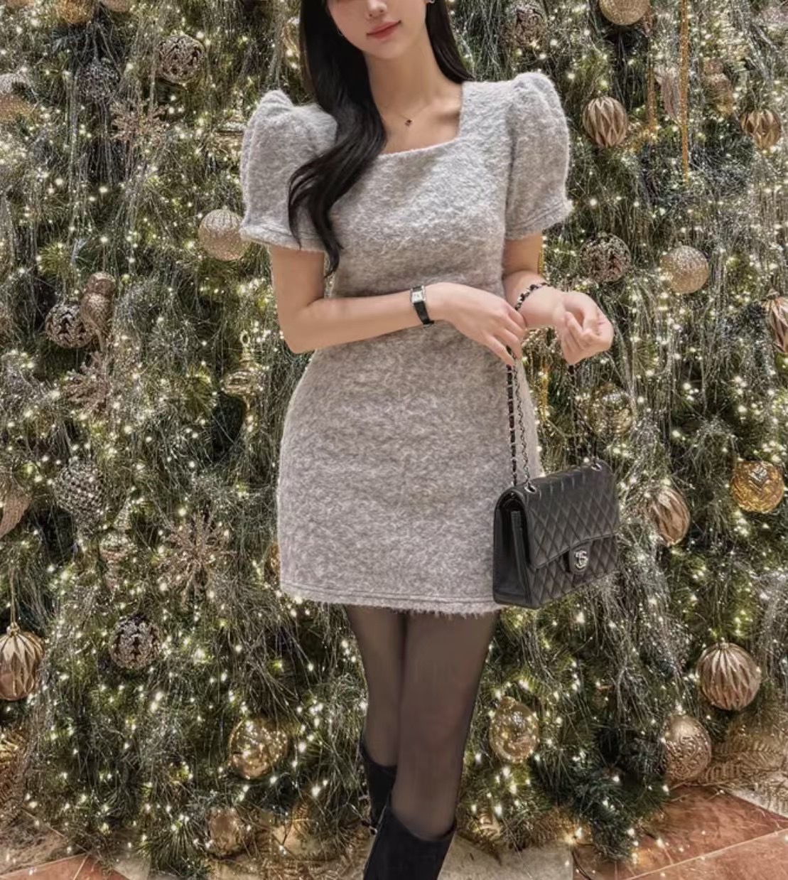 HOLYMOLY韓國直郵東大門代購女裝新品時尚推薦休閑真品連衣裙HOLYMOLY連衣裙圖色3