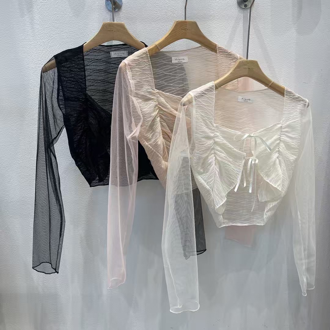 HOLYMOLY直郵韓國代購女裝新品真品熱賣人氣25春夏襯衫蕾絲衫HOLYMOLY襯衫/蕾絲衫