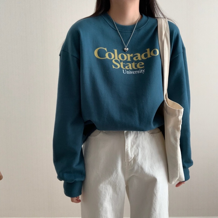 HELLO JINI韓國直郵東大門實拍女裝新品時尚熱賣休閑真品衛衣HELLO JINI衛衣