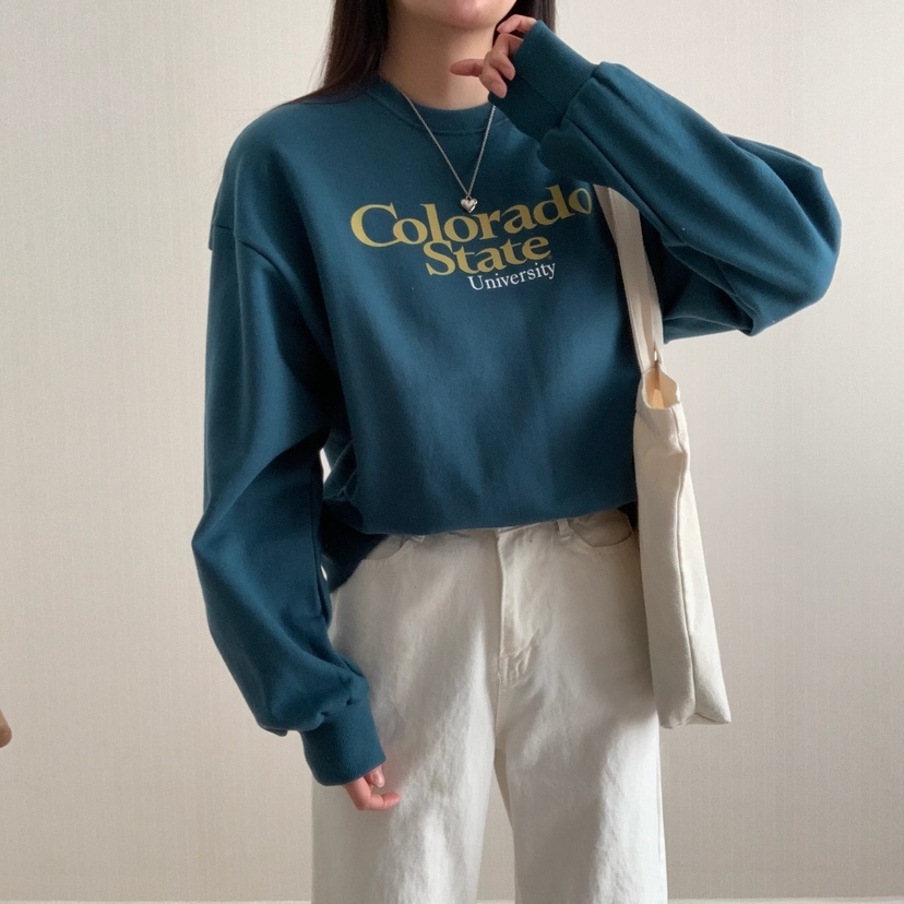 HELLO JINI韓國直郵東大門實拍女裝新品時尚熱賣休閑真品衛衣HELLO JINI衛衣