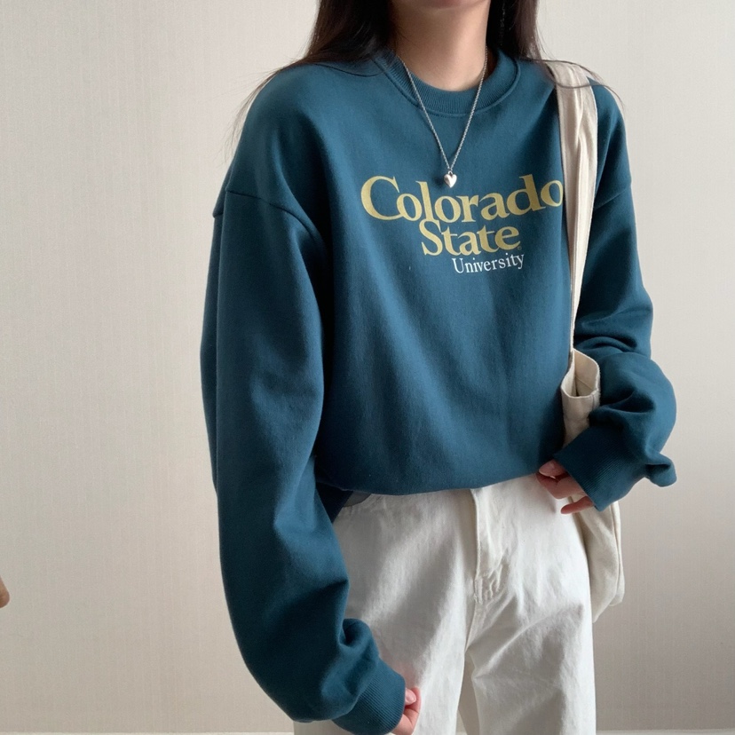 HELLO JINI韓國直郵東大門實拍女裝新品時尚熱賣休閑真品衛衣HELLO JINI衛衣