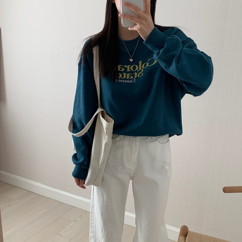 HELLO JINI韓國直郵東大門實拍女裝新品時尚熱賣休閑真品衛衣HELLO JINI衛衣