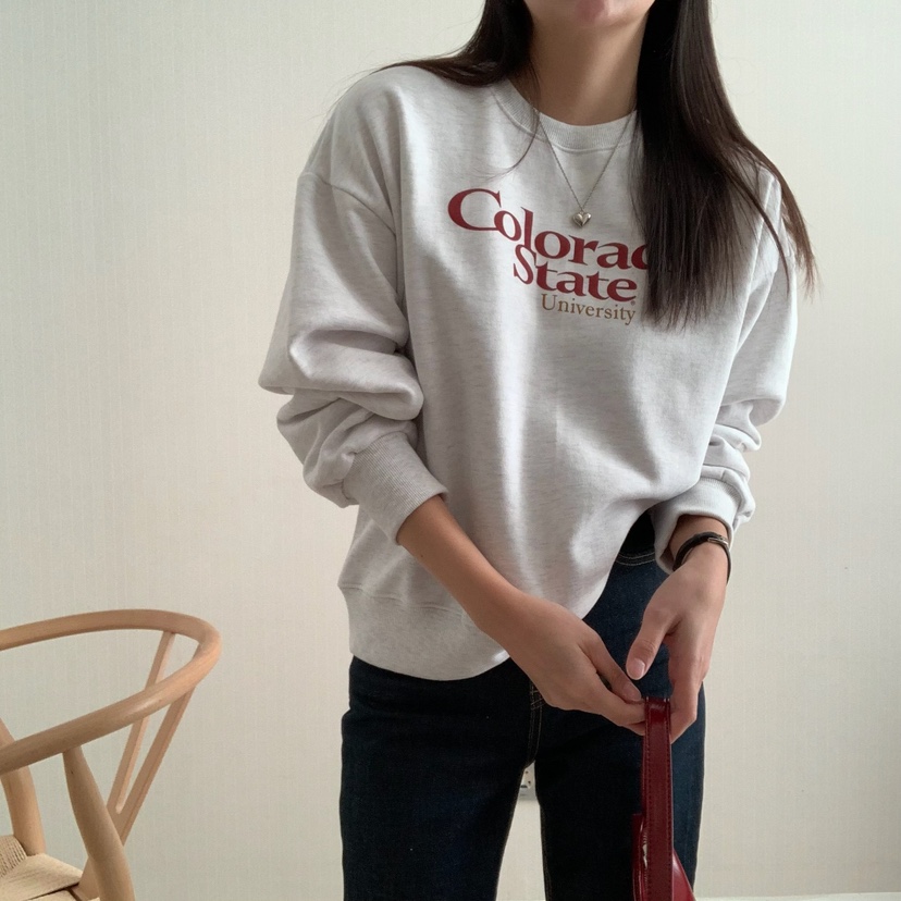 HELLO JINI韓國直郵東大門實拍女裝新品時尚熱賣休閑真品衛衣HELLO JINI衛衣