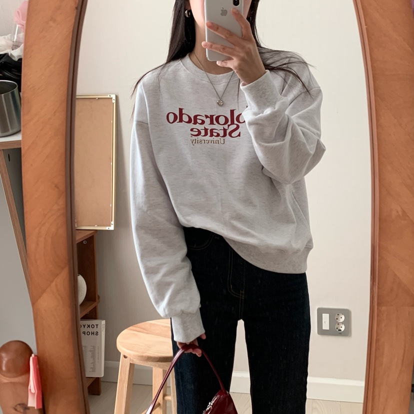 HELLO JINI韓國直郵東大門實拍女裝新品時尚熱賣休閑真品衛衣HELLO JINI衛衣