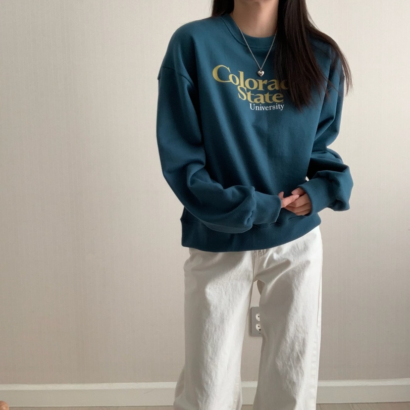 HELLO JINI韓國直郵東大門實拍女裝新品時尚熱賣休閑真品衛衣HELLO JINI衛衣圖色1