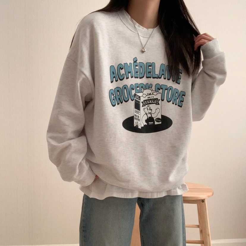 FROMJINI韓國直郵東大門實拍女裝新品時尚休閑人氣25春夏衛衣FROMJINI衛衣