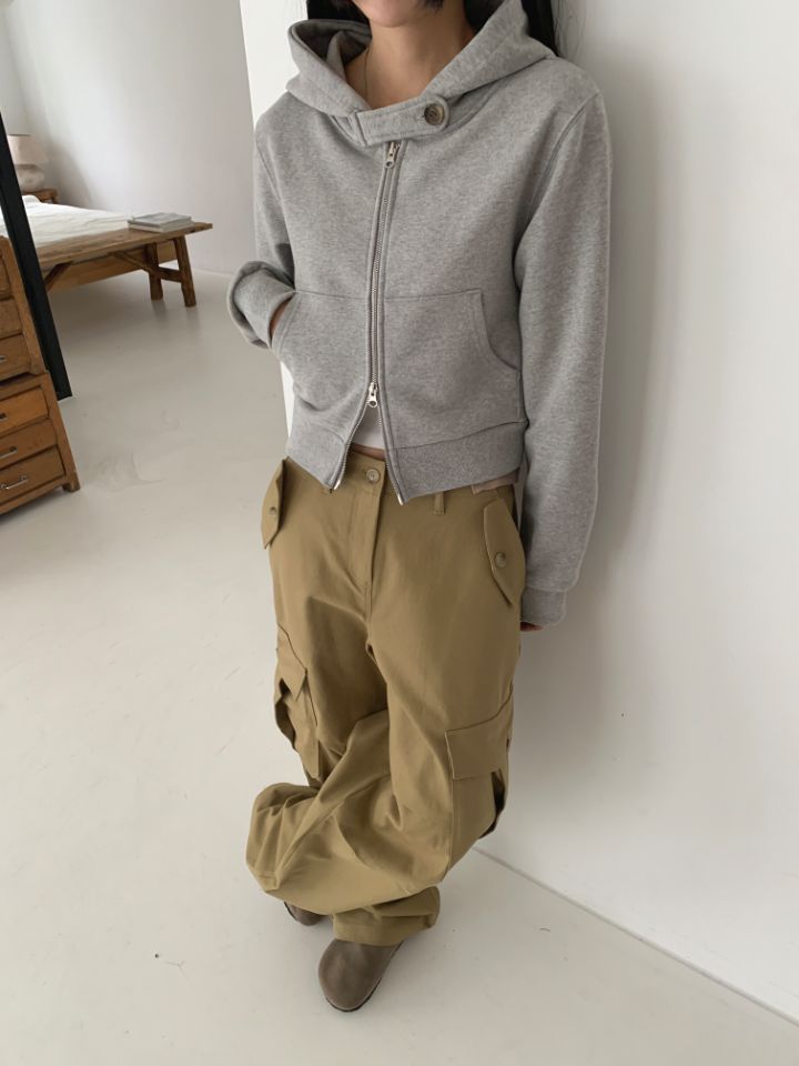 4LEAF直郵韓國代購女裝新款25春夏人氣真品推薦夾克拉鏈連帽4LEAF夾克