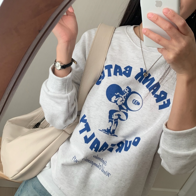 FROMJINI直郵韓國代購女裝新款時尚休閑真品25春夏熱賣衛衣FROMJINI衛衣