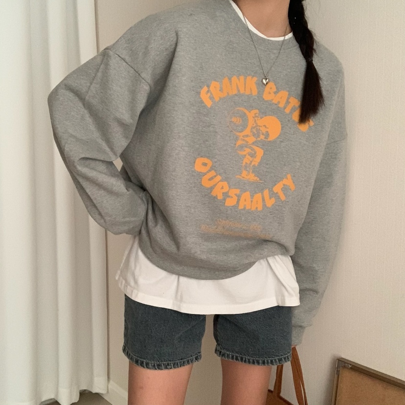 FROMJINI直郵韓國代購女裝新款時尚休閑真品25春夏熱賣衛衣FROMJINI衛衣
