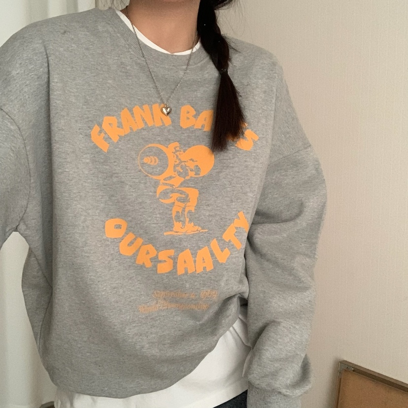 FROMJINI直郵韓國代購女裝新款時尚休閑真品25春夏熱賣衛衣FROMJINI衛衣