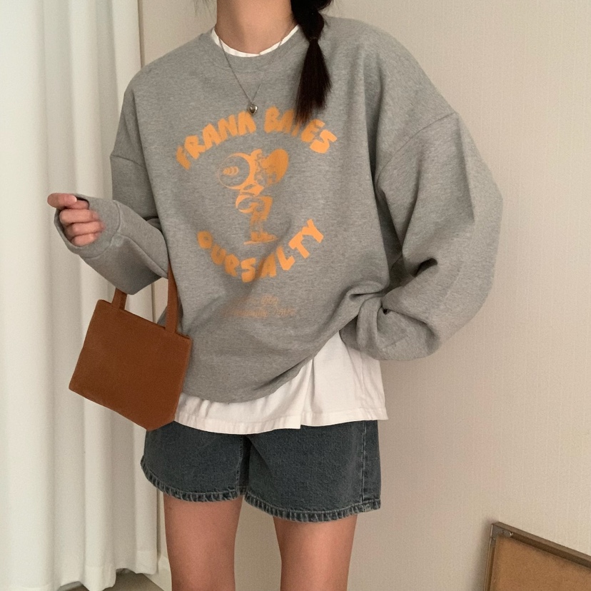 FROMJINI直郵韓國代購女裝新款時尚休閑真品25春夏熱賣衛衣FROMJINI衛衣圖色2
