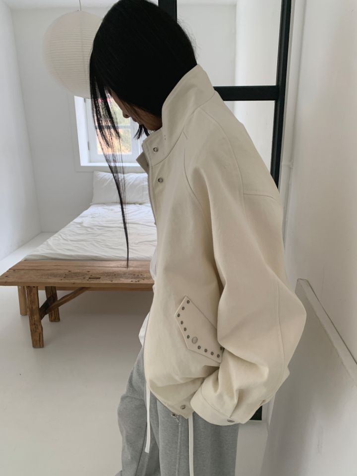4LEAF直郵韓國代購女裝新款休閑熱賣時尚推薦25春夏職業夾克4LEAF夾克
