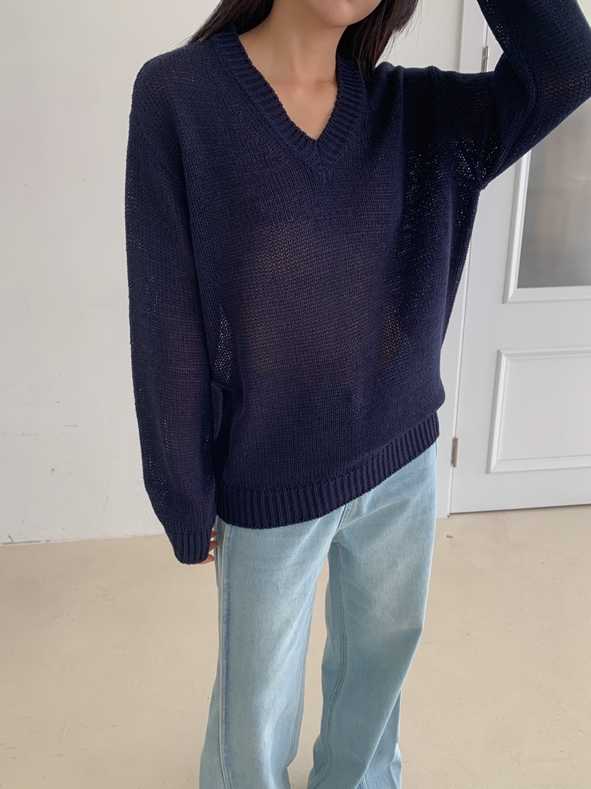 DARLUZ_MI韓國直郵東大門實拍女裝新款真品熱賣25春夏針織衫DARLUZ_MI針織衫圖色1